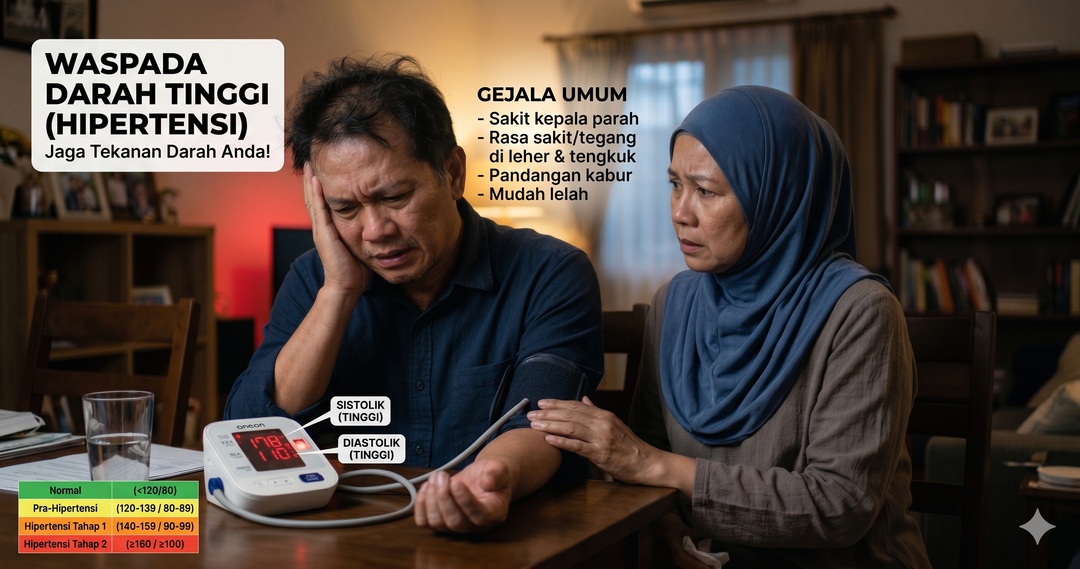 Hipertensi (Tekanan Darah Tinggi), Ancaman Diam-Diam yang Perlu Diwaspadai Sejak Dini