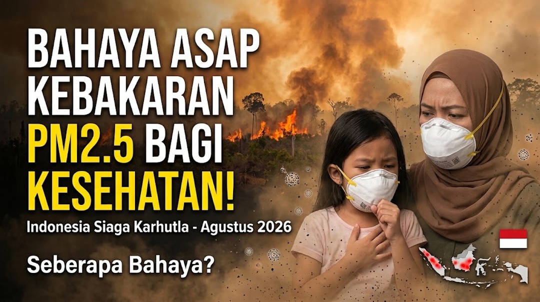 Indonesia Sedang Berhadapan dengan Asap Kebakaran, Seberapa Bahaya PM2.5 bagi Kesehatan?